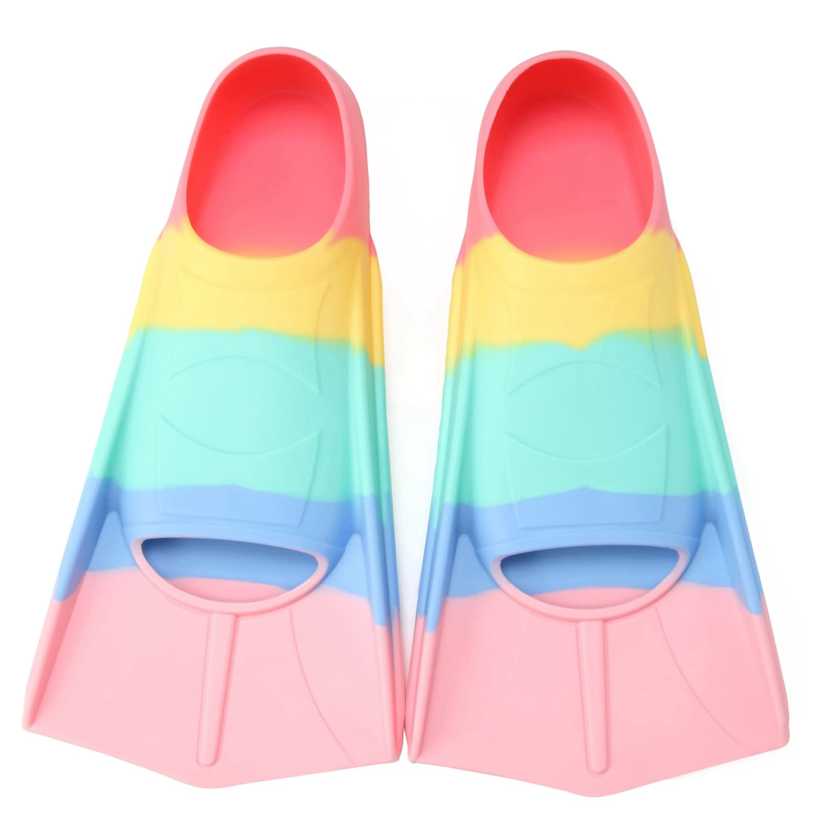 Best Kids Swim Fins for Lap Swimming Training - Youth Swimming Flippers for Boys and Girls Beginners
| Short Kids Fins