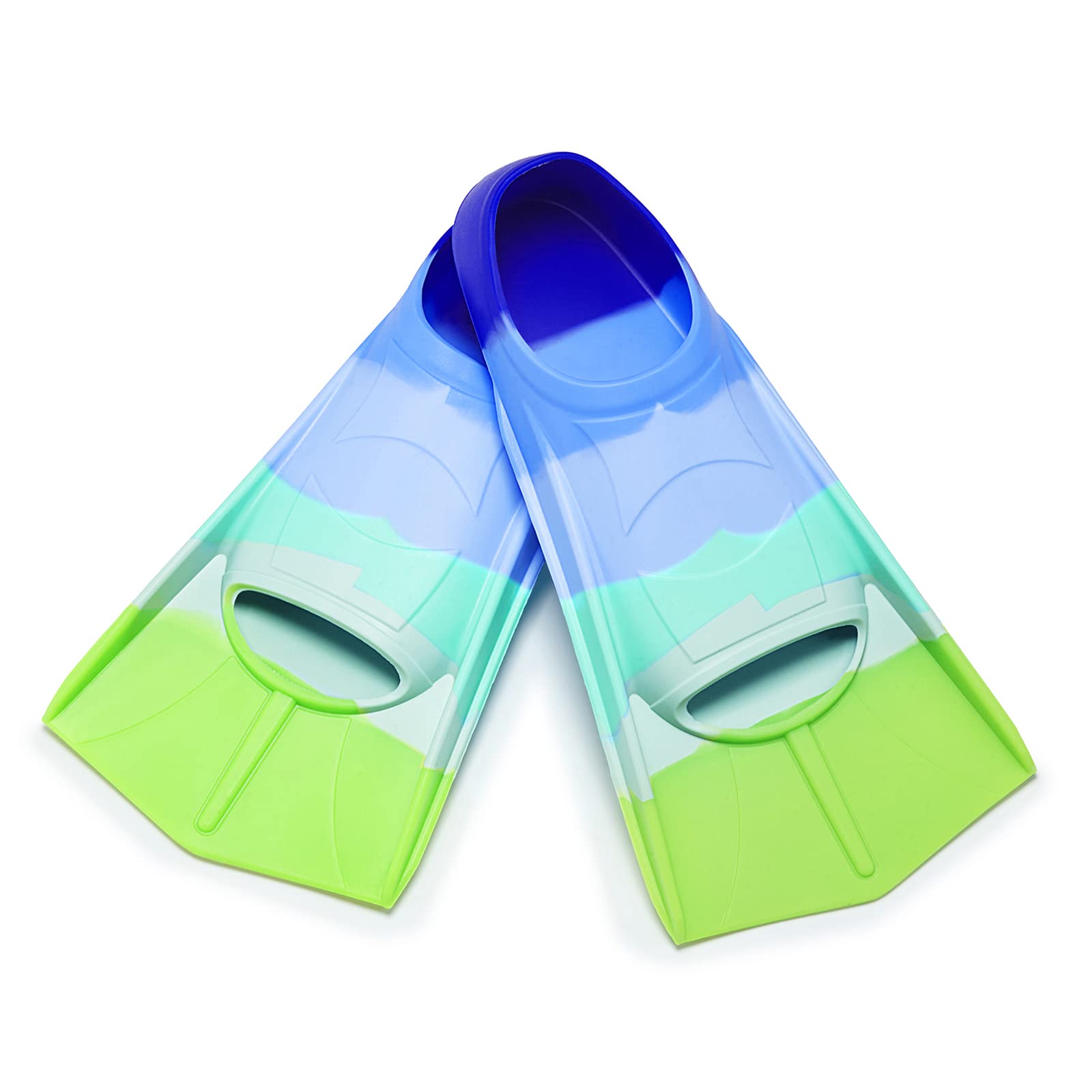 Kids' Swim Fins for Swimming Training and Lap Swimming
| Short Youth Fins for Girls and Boys, Swimming Flippers Beginne