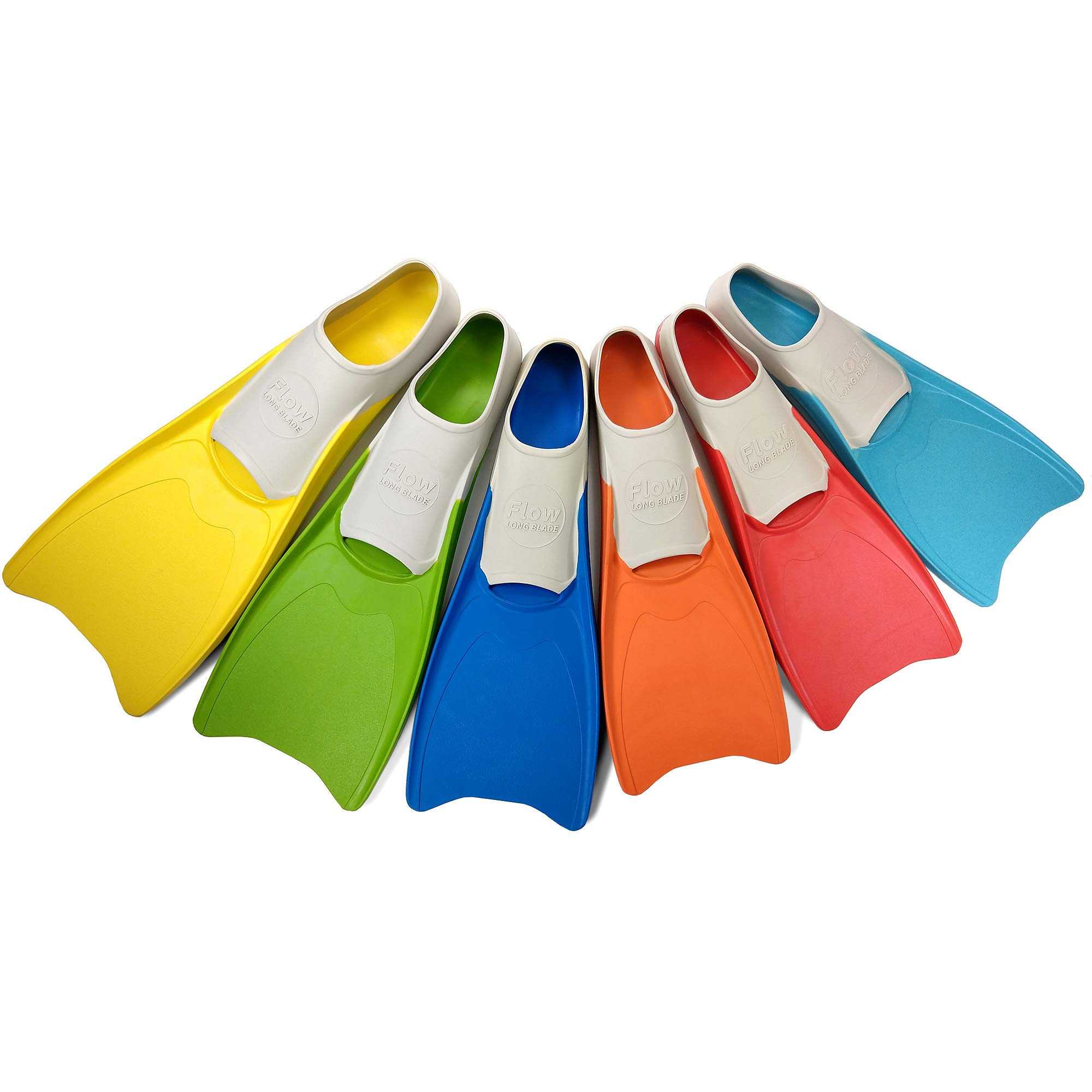 Premium Flow Rubber Long Fins for Youth Swim and Lap Training
| Flow Long Rubber Fins for Kids, Young Men, and Women Sw